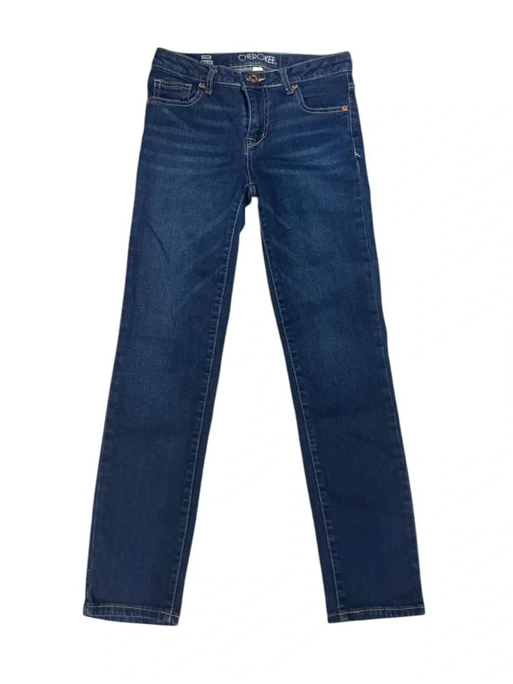 Cherokee Skinny Jeans Dark Wash Stretch Denim - Size 14